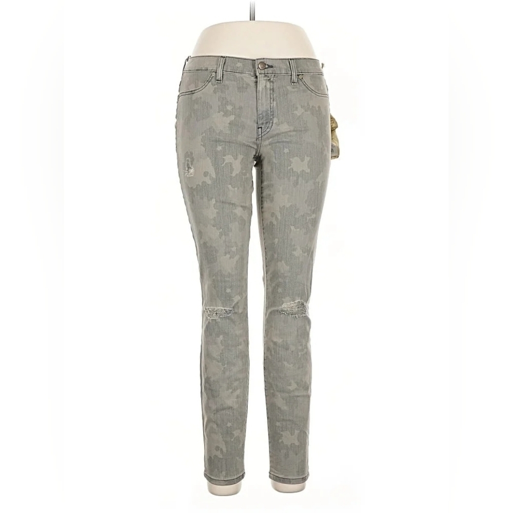 Sz 26 Henry & Belle Combat Camo Super Skinny Ankle Distressed Jeans
